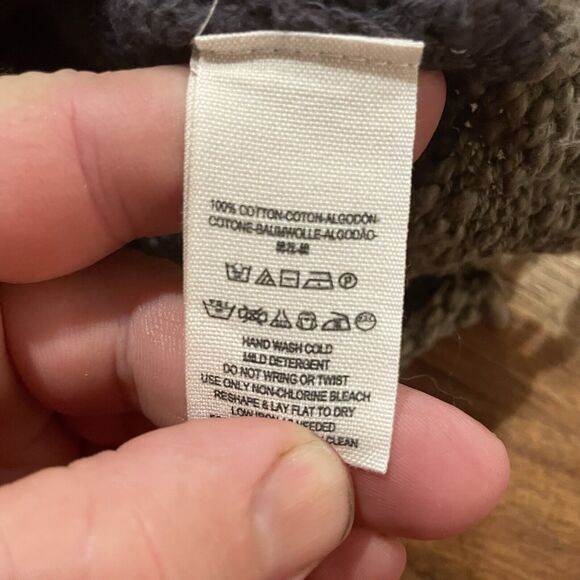 Free People Sweater Colorblock Stripe Double Breasted Cotton Cardigan Large - Picture 4 of 8